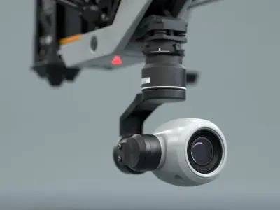 Quadcopter Drone 3D model by AaronL