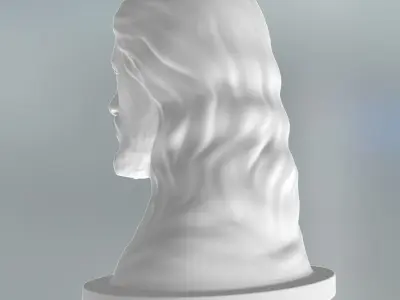 jesus sculpture 3D model