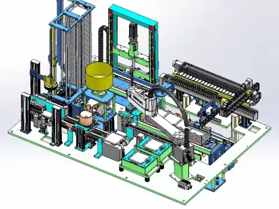 Capacitive paving equipment 3D model