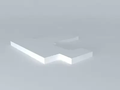 Platform part Free 3D model