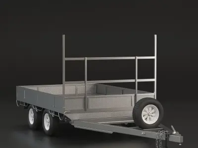 Flat top 14x7 Free low-poly 3D model