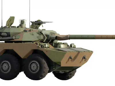 Armoured reconnaissance vehicle 3D model