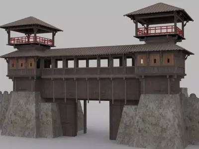 Han Gate 3D model