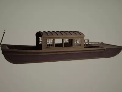 Boat Pack 03 Low-poly 3D model
