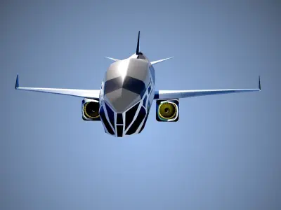 Futuristic Nasa Cargo plane 3D model