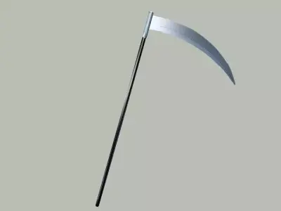 Scythe Low-poly 3D model