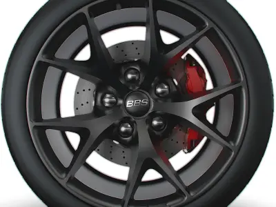 BBS SR wheel 3D model