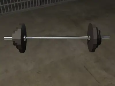 Barbell Weights 3D model