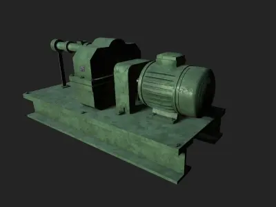 Rubber Extruder Low-poly 3D model
