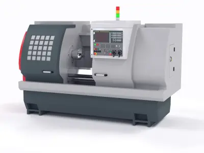 turning lathe cnc CORMAK 3D model