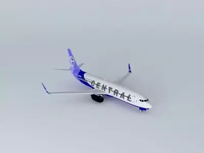 Central Airlines Boeing 737 839B Interior Free 3D model