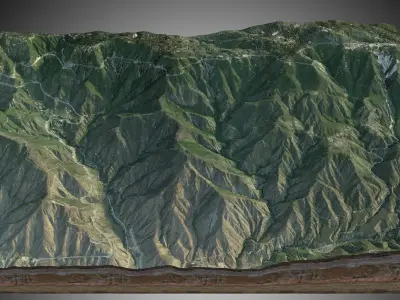 San Bernardino Mountains 3D model