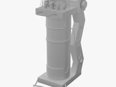 Sci-fi Tube  3D model