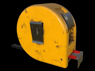 measuring tape Low-poly 3D model buy