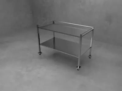 Hospital trolly Free low-poly 3D model