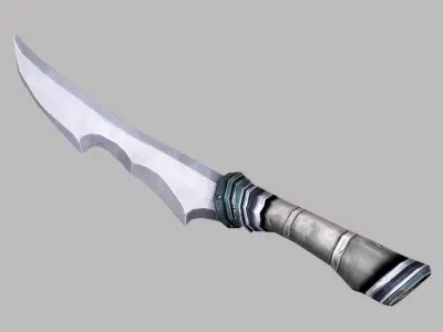Sword Low-poly 3D model 49