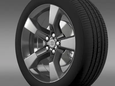 Chevrolet Camaro 2010 transformer wheel 3D model