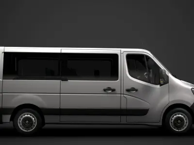 Renault Master L2H1 WindowVan 2020 3D model
