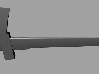 Survival Axe - Game Ready - VR AR Low-poly 3D model