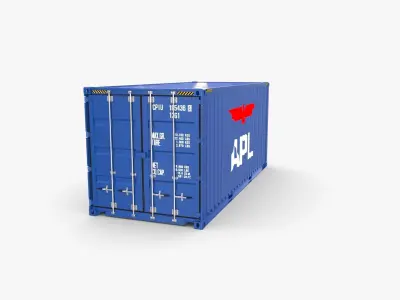 20ft Shipping Container APL 3D model