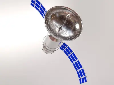 Satellite 3D model purchase