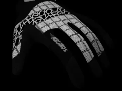 Mechanix Safety  Glove Low-poly 3D model