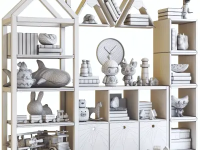 Furniture for nursery 17 3D model