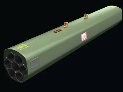 FZ220 Rocket Launcher 3D model