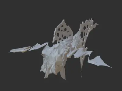 This is a strange fish Free low-poly 3D model