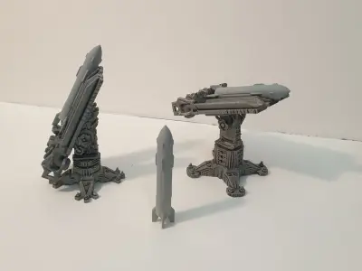Rocket launcher Free 3D model