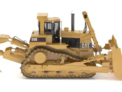 Large Dozers D10 3D model