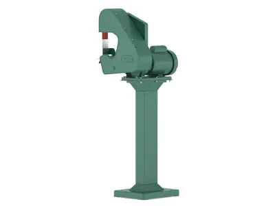 Garage Three Wheel Belt Grinder 3D model
