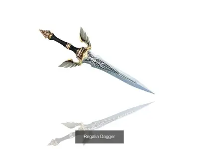 Regalia Weapons 3D Model Pack