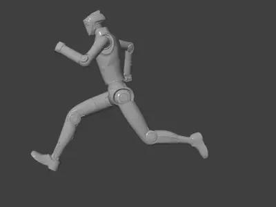 Spring Festival Gala - Running Robot 1 3D model