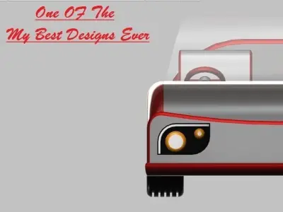 Spider rear car Free 3D model