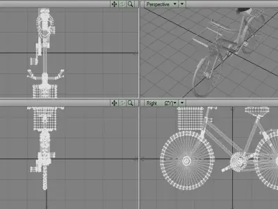 Bicycle - Classic 3D model