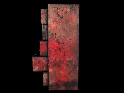 Cabinet V1 - 008 Low-poly 3D model