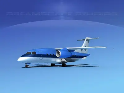 Dornier 328Jet Alps 3D model