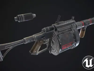 MGL 190 Low-poly 3D model