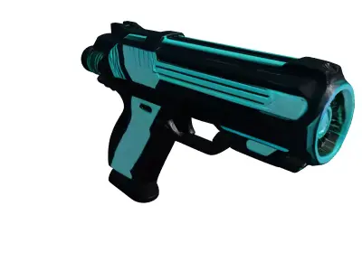 Scifi Energy Blaster Pistol 3D model
