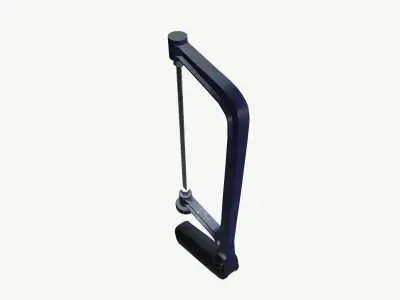 Hacksaw blade 3D model
