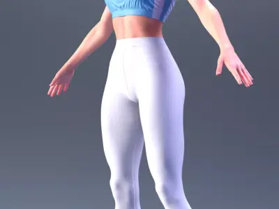 Sonya Blade  Special Forces Training 3D model
