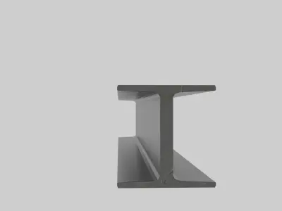 Metal Beam Free low-poly 3D model
