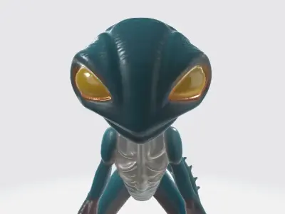 Alien 3D model 25