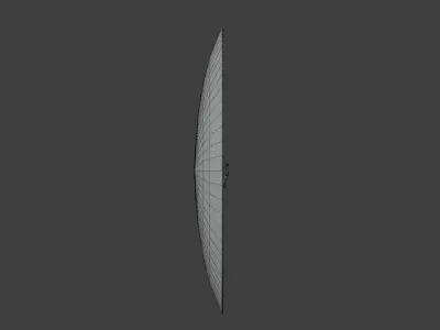Captain America Shield Low-poly 3D model get