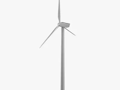 Wind Turbine 3D model 7