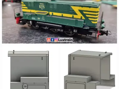 Le Veau SNCB 8275 - het kalf NMBS 3D print model