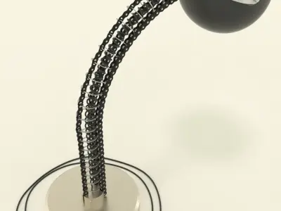 Industrial desk lamp 3D model purchase