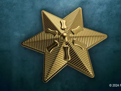 Swiss Army Star 3D model