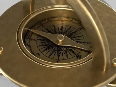 Desk telescope 3D model